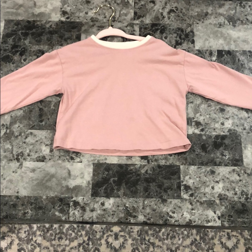 Zara baby girl pink shirt size 9-12 months